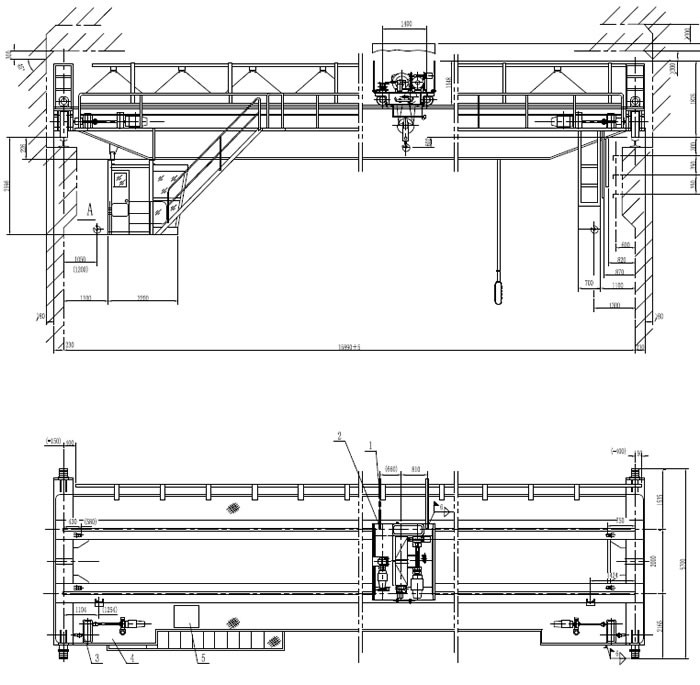 Bridge crane drawings