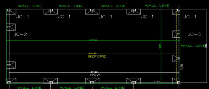 Crane bucket foundation drawing