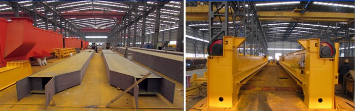 EOT crane girder at DQCRANES’ workshop