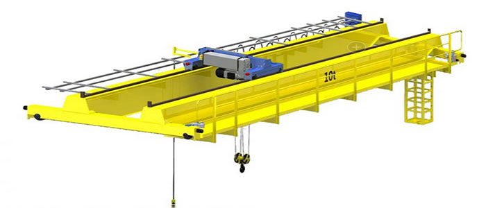European FEM double girder overhead crane diagram