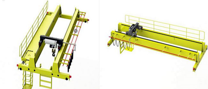 European FEM double girder overhead crane diagram