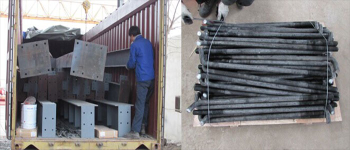 The bucket and bolts for the single girder overhead crane