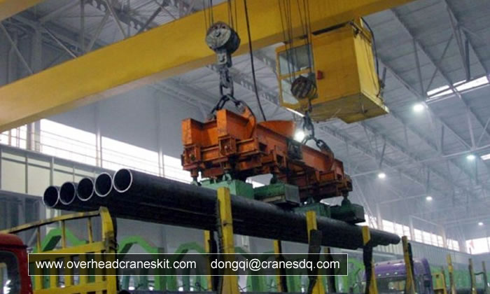 Electromagnetic overhead crane for Steel Pipe