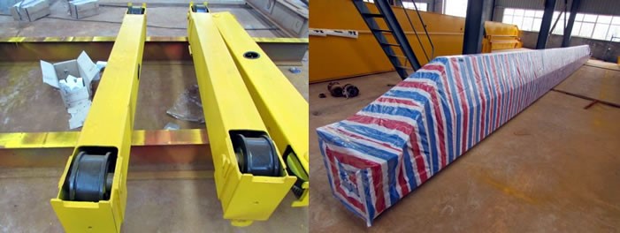 Overhead crane packaging