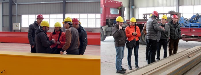 Tour to DQCRANES’ workshop