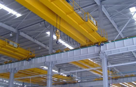 Double girder overhead traveling crane