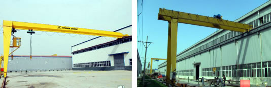 Semi-gantry crane