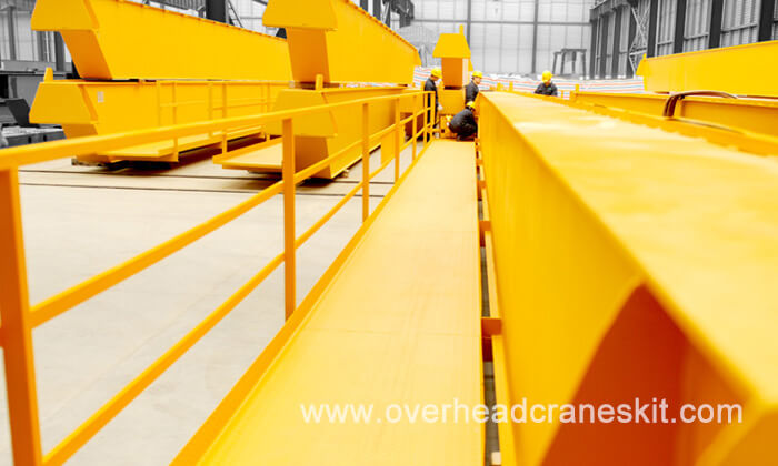 Heavy duty double girder overhead crane