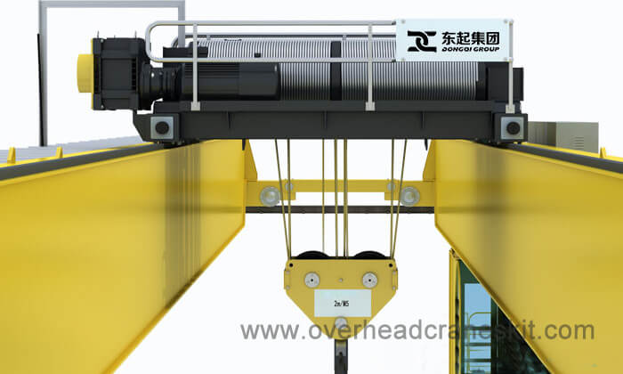 Heavy duty double girder overhead crane