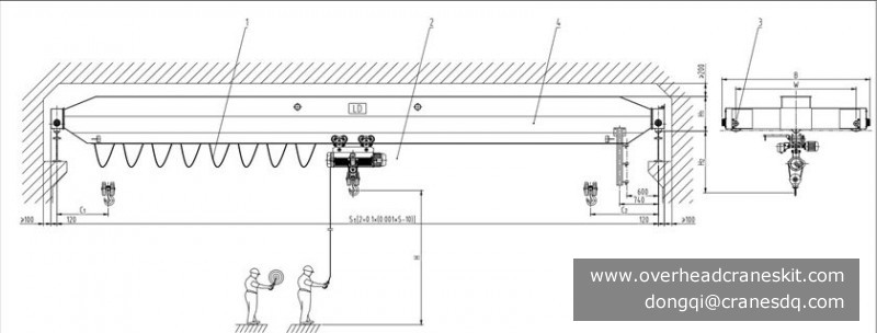 2 ton bridge crane for sale