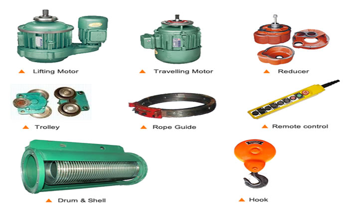 Electric hoist parts