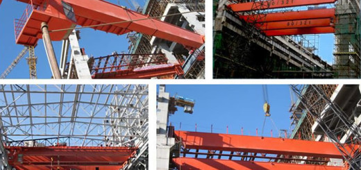 Foundry overhead Crane installation