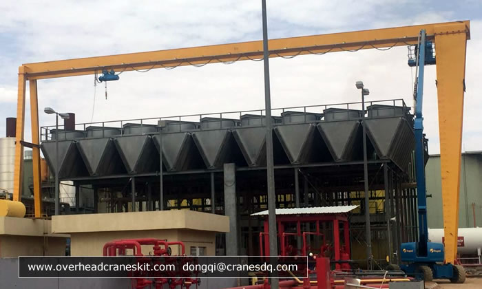 Install gantry crane electrical equipment