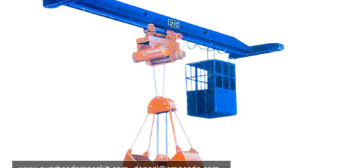 LZ type single girder overhead crane with grab