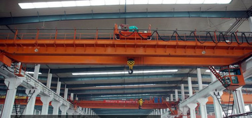 Double girder overhead crane design for stone factory