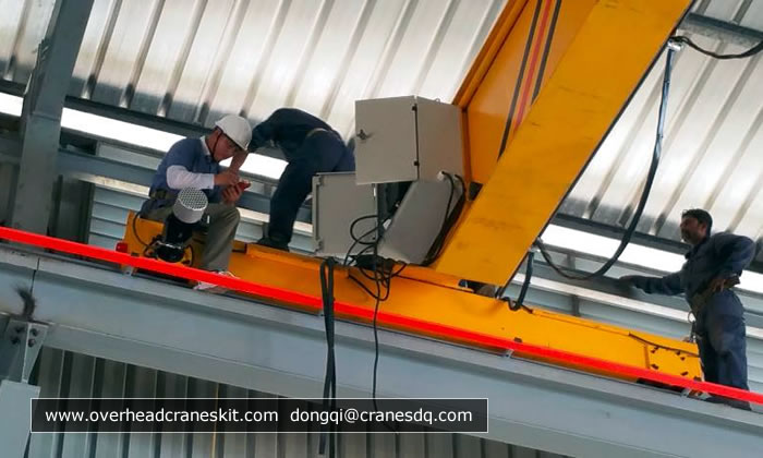 FEM standard HD type single girder overhead bridge crane Singapore project