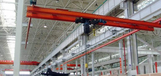 Double girder suspension overhead crane