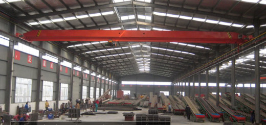 Single girder overhead travelling crane