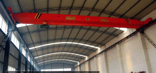 Single girder overhead bridge crane