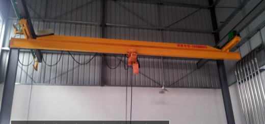 Single girder overhead travelling crane