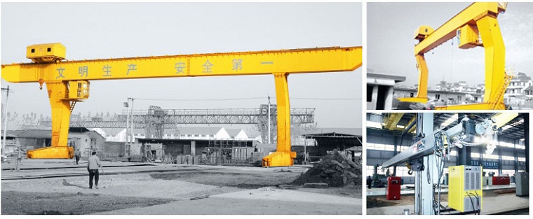 L type single girder gantry crane