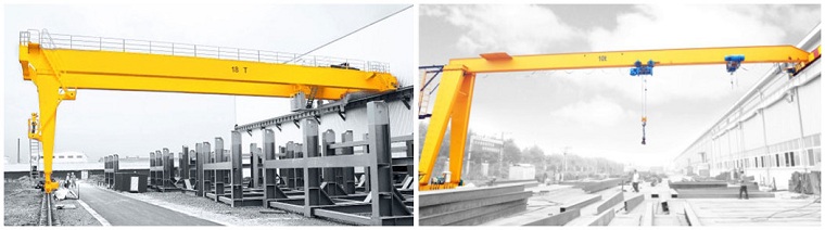 Semi-gantry crane