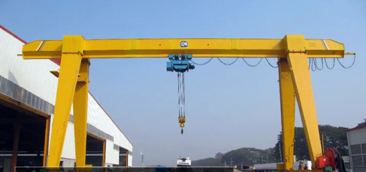 Single girder electric hoist gantry crane