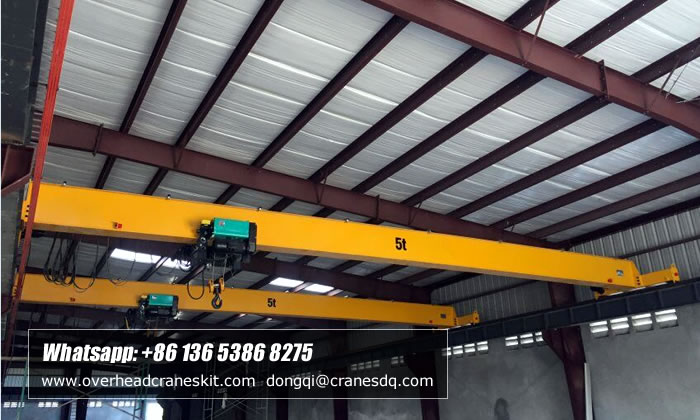 Single girder hoist overhead crane