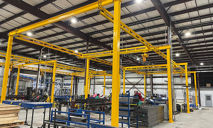 KBK Freestanding Workstaion Overhead Bridge Crane