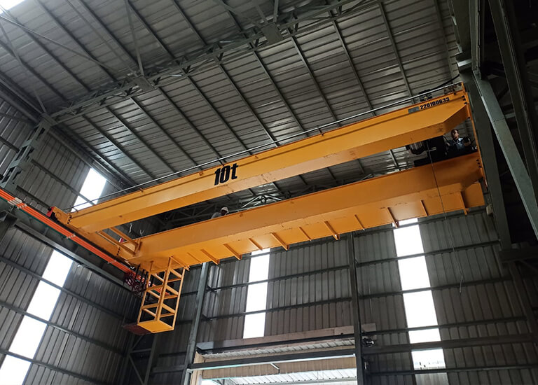 10 Ton Overhead Crane Finished Installation In The Steel Coil Plant