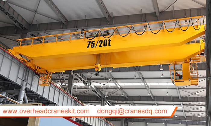 European style FEM double girder overhead crane